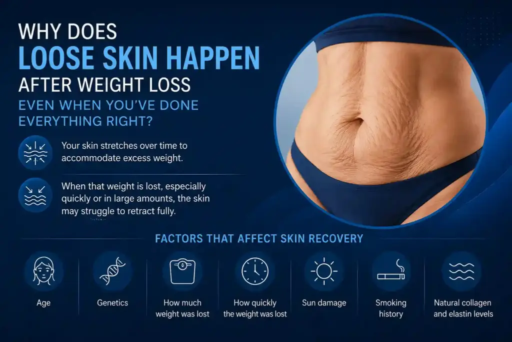 Why Does Loose Skin Happen After Weight Loss Even When You’ve Done Everything Right Melton Mowbray?