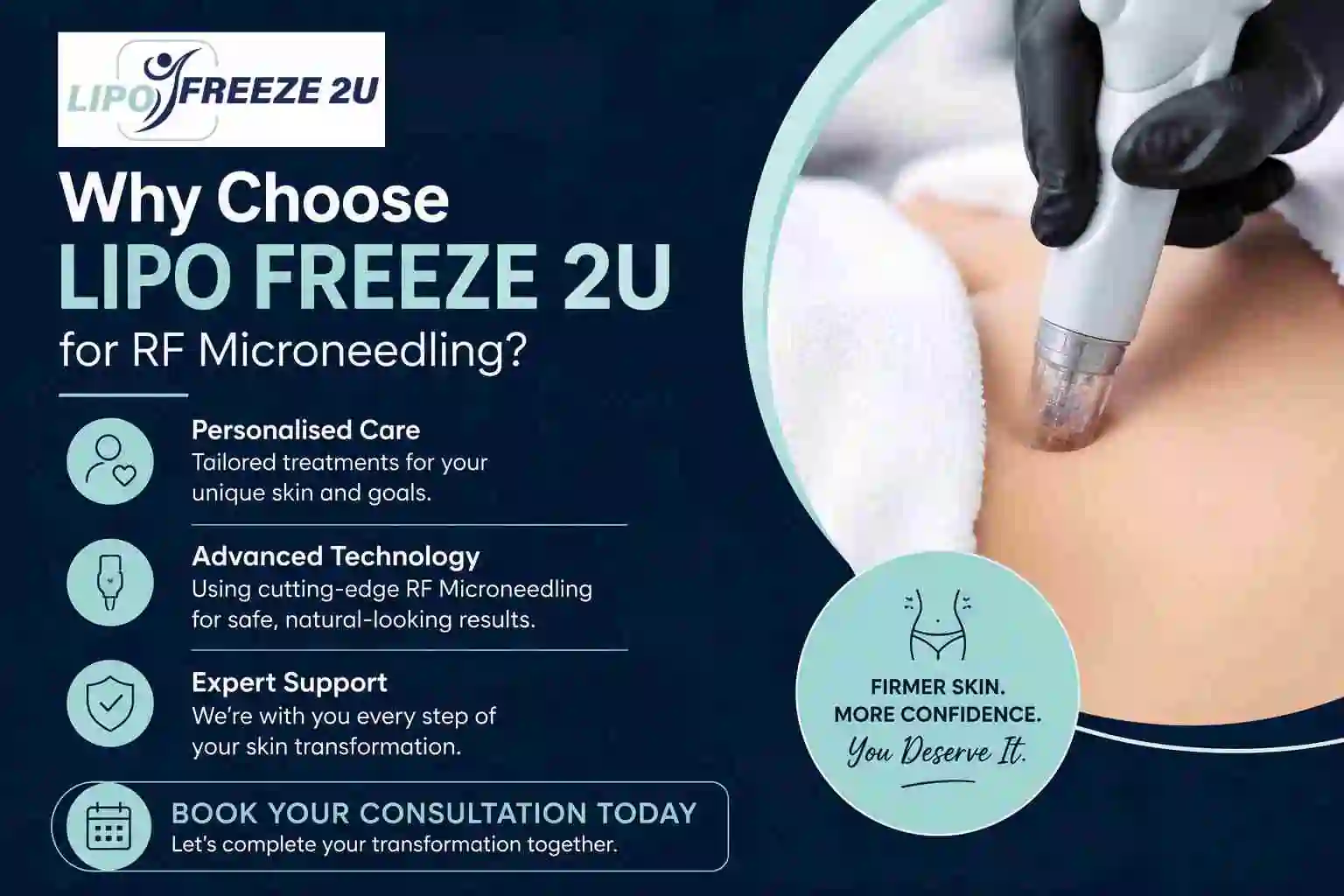 Why Choose LIPO FREEZE 2U for RF Microneedling Melton Mowbray?
